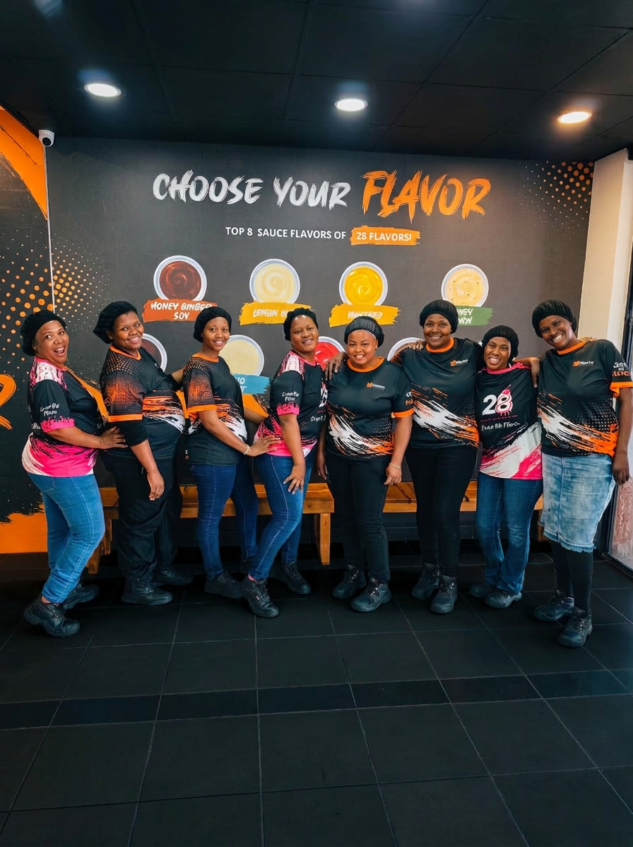 The full 28Flavors store team together in store