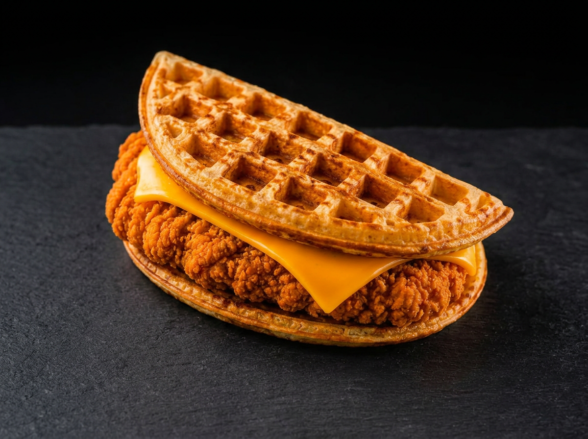 Waffle Chicken Fillet Stack